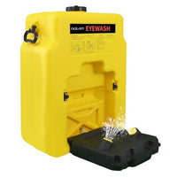 GOL-SIV Portable Eyewash Station, 14 Gallon, Wall Mount, Dual Spray
