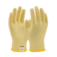 GOL-SIV Aramid Cut Resistant Gloves, Thick Knit Design, Grilling Gloves for Men & Women, Machine Washable, Small