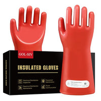 GOL-SIV Class 1 Insulated Electrician Gloves, ASTM D120, 7500V