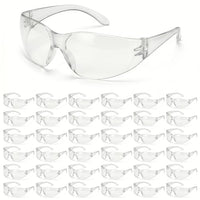 GOL-SIV Anti-Fog Safety Goggles Bulk, ANSI Z87.1 Certified Protective Eyewear, Clear Scratch Resistant Lenses, Lightweight Work Glasses for Lab, Construction, Nursing & Industrial, 36-Pack