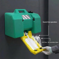 GOL-SIV Portable Eyewash Station, 8 Gallon, Wall Mount, Dual Spray