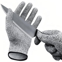 GOL-SIV Cut Resistant Work Gloves, ANSI A4 Food Grade Cutting Gloves for Che for Kitchen Meat Cutting,Metal Fabrication, Wood Working,Non Slip, Breathable Large