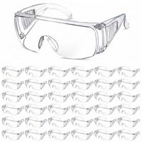 GOL-SIV 36 Pack Bulk Safety Goggles, ANSI Z87.1 PPE Protective Eyewear, Contractor Grade Dual Anti-Fog High Impact Polycarbonate Glasses, Indirect Vent for Industrial Jobsite & Lab
