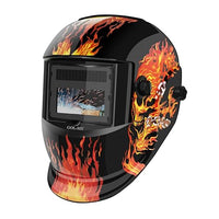 GOL-SIV Welding Helmet Auto Darkening - True Color Wide View Welding Shield - 0.1ms Response Time- Optical Grade 1/1/1/1 - Adjustable Wide Shade for SMAW, MIG, TIG, GTAW-Lightweight for Extended Wear
