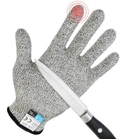 GOL-SIV Level 5 Cut Resistant Gloves, Touch-Screen Compatible, Food Grade for Oyster Shucking, Meat Cutting, Mandoline Slicer, Knife Handling, Wood Carving, Grey, XL