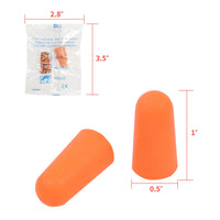 GOL-SIV Disposable Earplugs (50 Pairs), Premium NRR 33dB Noise Cancelling Foam Ear Plugs, Safety Hearing Protection for Work, Power Tools, Mowing, Shooting, Sleeping, Travel & Studying
