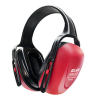 GOL-SIV SNR 29dB Noise Reduction Earmuffs,Sound Proof Ear Protection,For Construction and Loud Workplace,Red