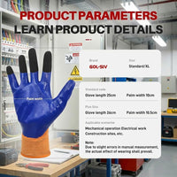 GOL-SIV 400V Insulated Electrician Gloves, Arc Resistant, Large