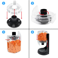 GOL-SIV Earplug Dispenser, 500 Pcs, NRR 33dB, Wall Mount, Orange