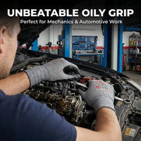 GOL-SIV Safety Work Gloves for Men 12 Pairs, Breathable Micro-Foam Nitrile Coated, Non-Slip Grip for Logistics & Auto Repair, Lightweight 15 Gauge Spandex High Dexterity Fit (XL)