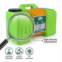 GOL-SIV 9 Gallon Portable Eyewash Station, Wall Mount, 15 Min, OSHA