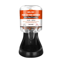 GOL-SIV Earplug Dispenser, 500 Pcs, NRR 33dB, Wall Mount, Orange