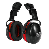 GOL-SIV 32dB Ear Muffs for Hard Hats, Safety Hearing Protection, Black