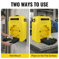 GOL-SIV Portable Eyewash Station, 14 Gallon, Wall Mount, Dual Spray