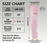 GOL-SIV Cut Resistant Arm Sleeves, Safety Protective Arm Guards with Thumb Holes for Work, Mechanics, Glass Handling, Anti-Slash Protectors for Thin Skin (2 Pairs,Pink, 17.7 In)