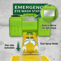 GOL-SIV 9 Gallon Portable Eyewash Station, Wall Mount, 15 Min, OSHA