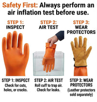 GOL-SIV Class 2 Insulated Gloves, ASTM D120, 17000V, 1 Pair, Yellow