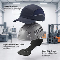 GOL-SIV Bump Cap Safety Hat, Breathable Quick-Dry Taslan Mesh