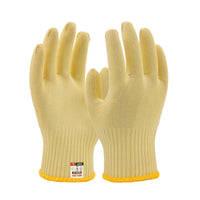 GOL-SIV Heat Cut Resistant Gloves, Kevlar Oven Gloves with Fingers, Thick Knit Design, Machine Washable - Grill Mitts for Men & Women (L)