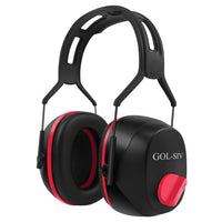 GOL-SIV SNR25-35dB Safety Ear Muffs by Decibel Adjustable,Sound Proof Ear Protection For Adults,Noise Reduction For Shooting,Gun Range,Airport,Lawn Mowing,Woodworking