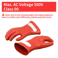 GOL-SIV Class 00 Insulated Electrician Gloves, ASTM D120, 500V, 1 Pair