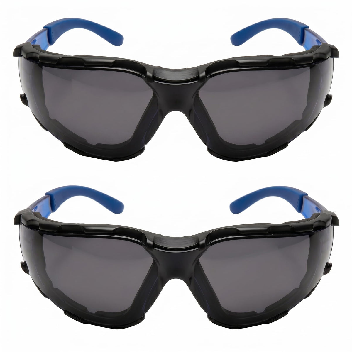 GOL-SIV Wholesale Foam Lined Safety Glasses, Industrial Anti-Fog Smoke Lenses, Vented Dust Spoggles for Workplace Safety, ANSI Z87.1 Compliant, 24 Pack