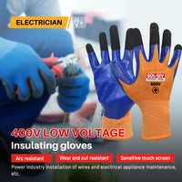 GOL-SIV 400V Insulated Electrician Gloves, Arc Resistant, XL