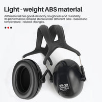 GOL-SIV 35dB Ear Protection for Shooting,Noise Reduction Earmuffs,Sound Proof Hearing Protection For Construction,Gun Range,Airport,Lawn Mowing,Black