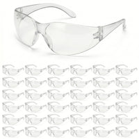 GOL-SIV Anti-Fog Safety Goggles Bulk, ANSI Z87.1 Certified Protective Eyewear, Clear Scratch Resistant Lenses, Lightweight Work Glasses for Lab, Construction, Nursing & Industrial, 36-Pack