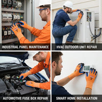 GOL-SIV 400V Insulated Electrician Gloves, Arc Resistant, XL
