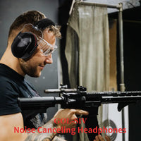 GOL-SIV Noise Reduction Ear Muffs,Sound Proof Ear Protection For Adults,SNR31dB Safety Earmuffs For Gun Range,Airport,Shooting,Construction,Lawn Mowing