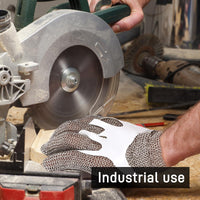 GOL-SIV A9 Cut Resistant Gloves Food Grade,Chainmail Butcher Gloves For Fishing,Cooking,Cutting,S