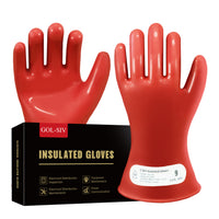 GOL-SIV Class 00 Insulated Electrician Gloves, ASTM D120, 500V, 1 Pair