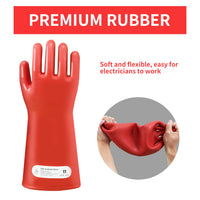 GOL-SIV Class 1 Insulated Electrician Gloves, ASTM D120, 7500V