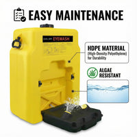 GOL-SIV Portable Eyewash Station, 14 Gallon, Wall Mount, Dual Spray