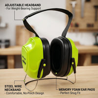 GOL-SIV Behind-the-Head Ear Muffs, SNR 30dB, Hard Hat Compatible