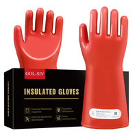 GOL-SIV Class 1 Insulated Electrician Gloves, ASTM D120, 7500V
