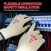 GOL-SIV 400V Low Voltage Insulated Electrician Gloves, Rubber Non-Slip, XL