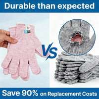 GOL-SIV A5 Cut Resistant Gloves, Level 5 Protection, Safety Work Gloves for Kitchen Cutting, Oyster Shucking, Wood Carving, Meat Cutting, Fish Handling, Pink, XL