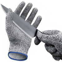 GOL-SIV Cut Resistant Work Gloves, ANSI A4 Food Grade Cutting Gloves for Che for Kitchen Meat Cutting,Metal Fabrication, Wood Working,Non Slip, Breathable, Medium