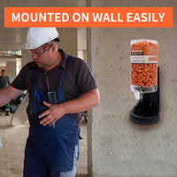 GOL-SIV Ear Plug Dispenser, 1000 Pairs, NRR 33dB, Wall Mount