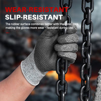 GOL-SIV Cut Resistant Work Gloves, ANSI A4 Food Grade Cutting Gloves for Che for Kitchen Meat Cutting,Metal Fabrication, Wood Working,Non Slip, Breathable,Small