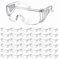 GOL-SIV 36 Pack Bulk Safety Goggles, ANSI Z87.1 PPE Protective Eyewear, Contractor Grade Dual Anti-Fog High Impact Polycarbonate Glasses, Indirect Vent for Industrial Jobsite & Lab