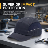 GOL-SIV Bump Cap Safety Hat, Breathable Quick-Dry Taslan Mesh