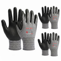 GOL-SIV 15-Gauge Micro-Foam Nitrile Work Gloves for Men, High Dexterity Mechanic Gloves, Breathable Flexible Fit, Excellent Oil Grip, 3 Pairs (XL)